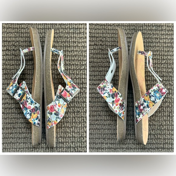 womens Blowfish Malibu floral sandals shoes - size 7 - Picture 4 of 4